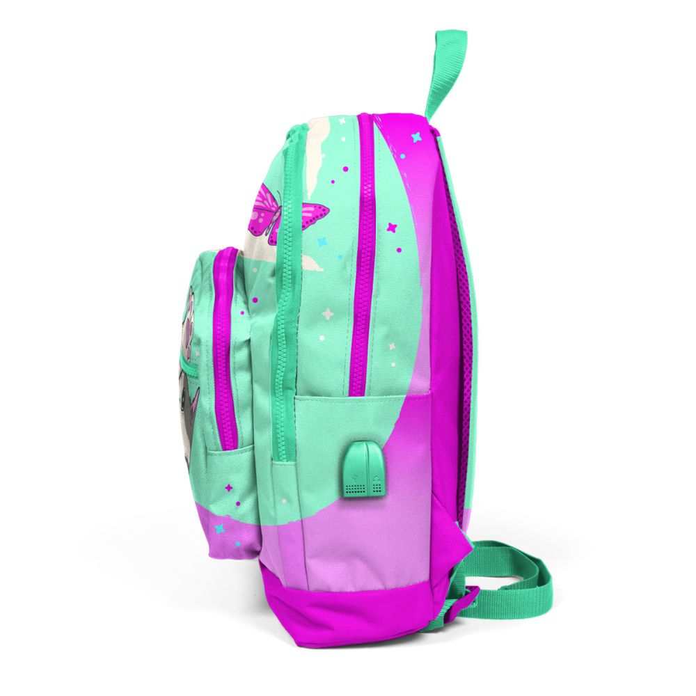 Раница с 4 отделения, Coral High, с USB, модел коте