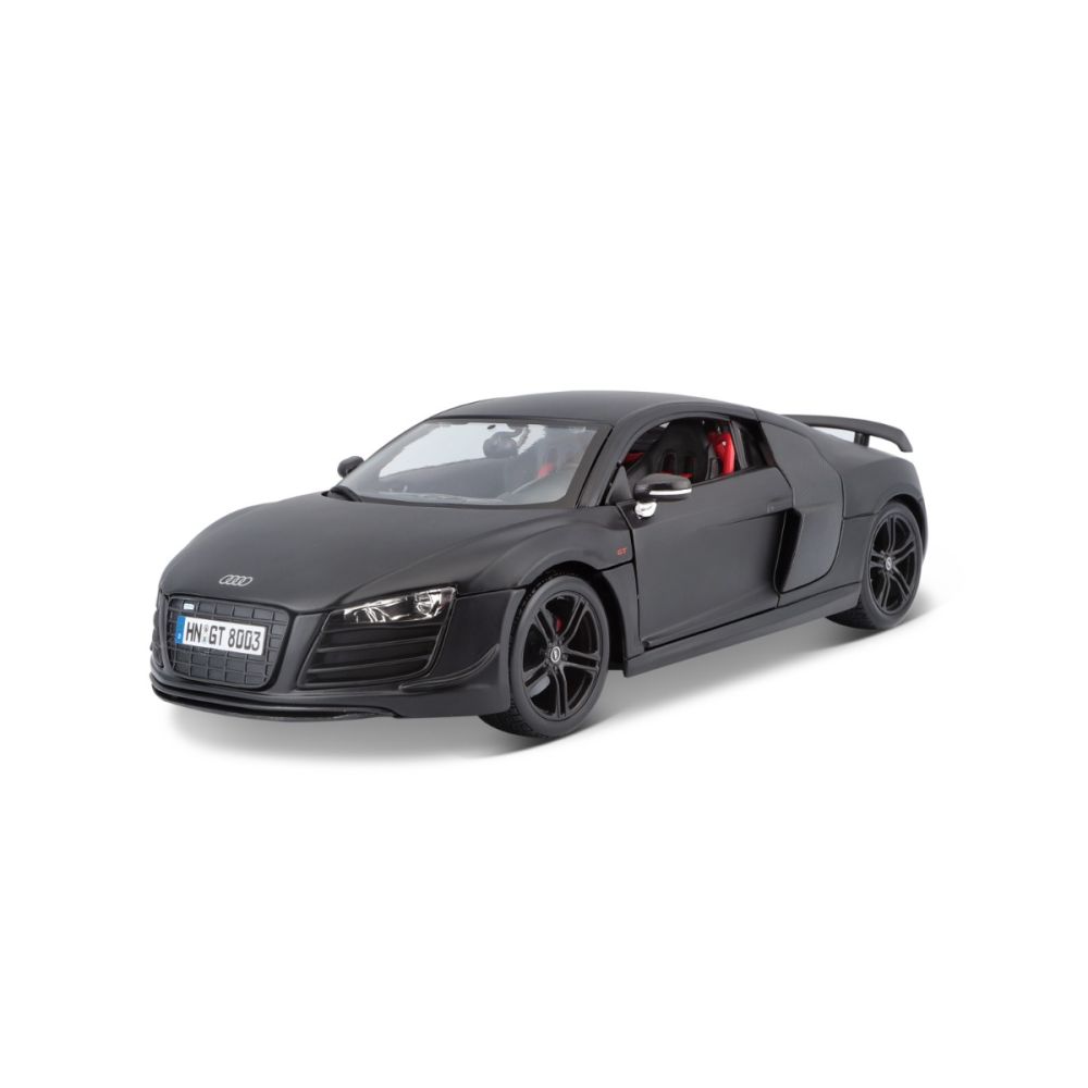 Метална количка, Maisto, Audi R8 GT, 1:18, Черна