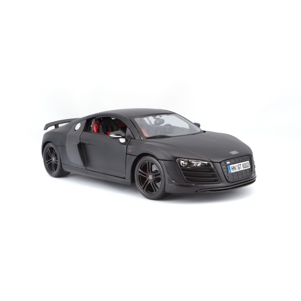 Метална количка, Maisto, Audi R8 GT, 1:18, Черна