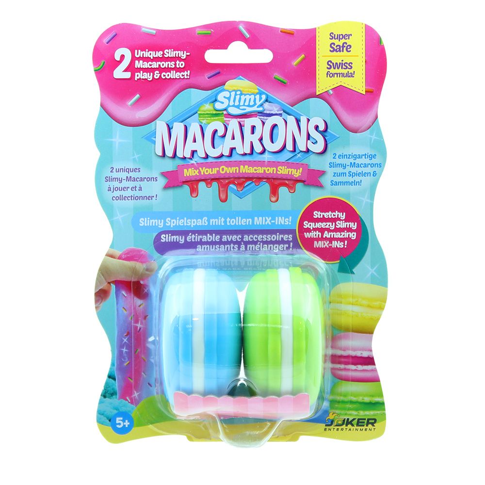 Комплект 2 ароматизирани слайма Macarons, Slimy