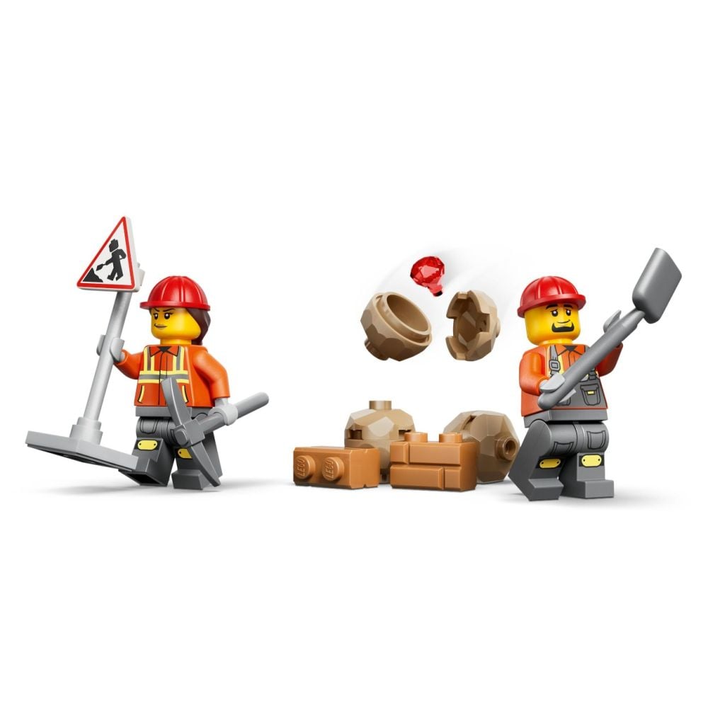 LEGO® City - Жълт багер със задна лопата (60480)