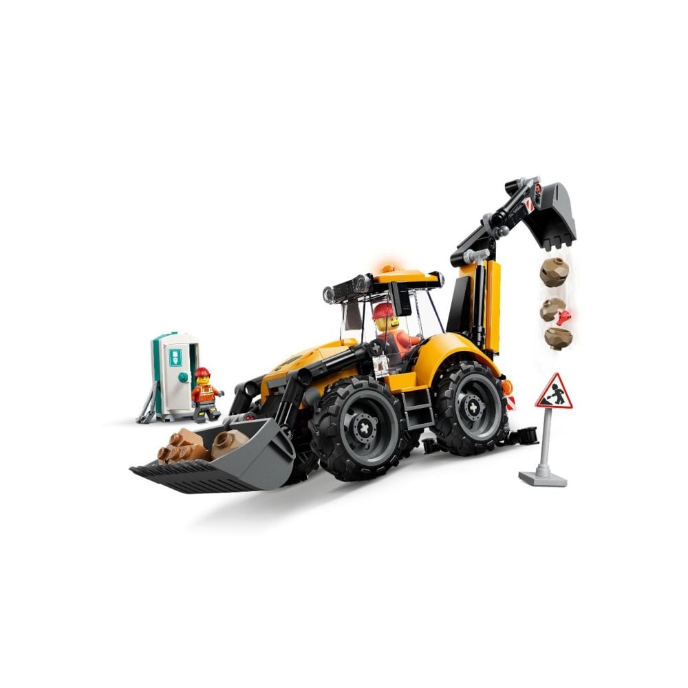 LEGO® City - Жълт багер със задна лопата (60480)