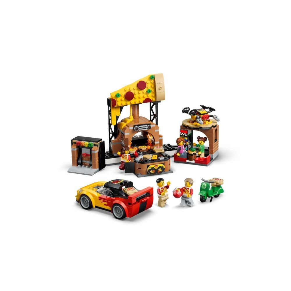 LEGO® City - Доставка на пица с превозни средства (60496)