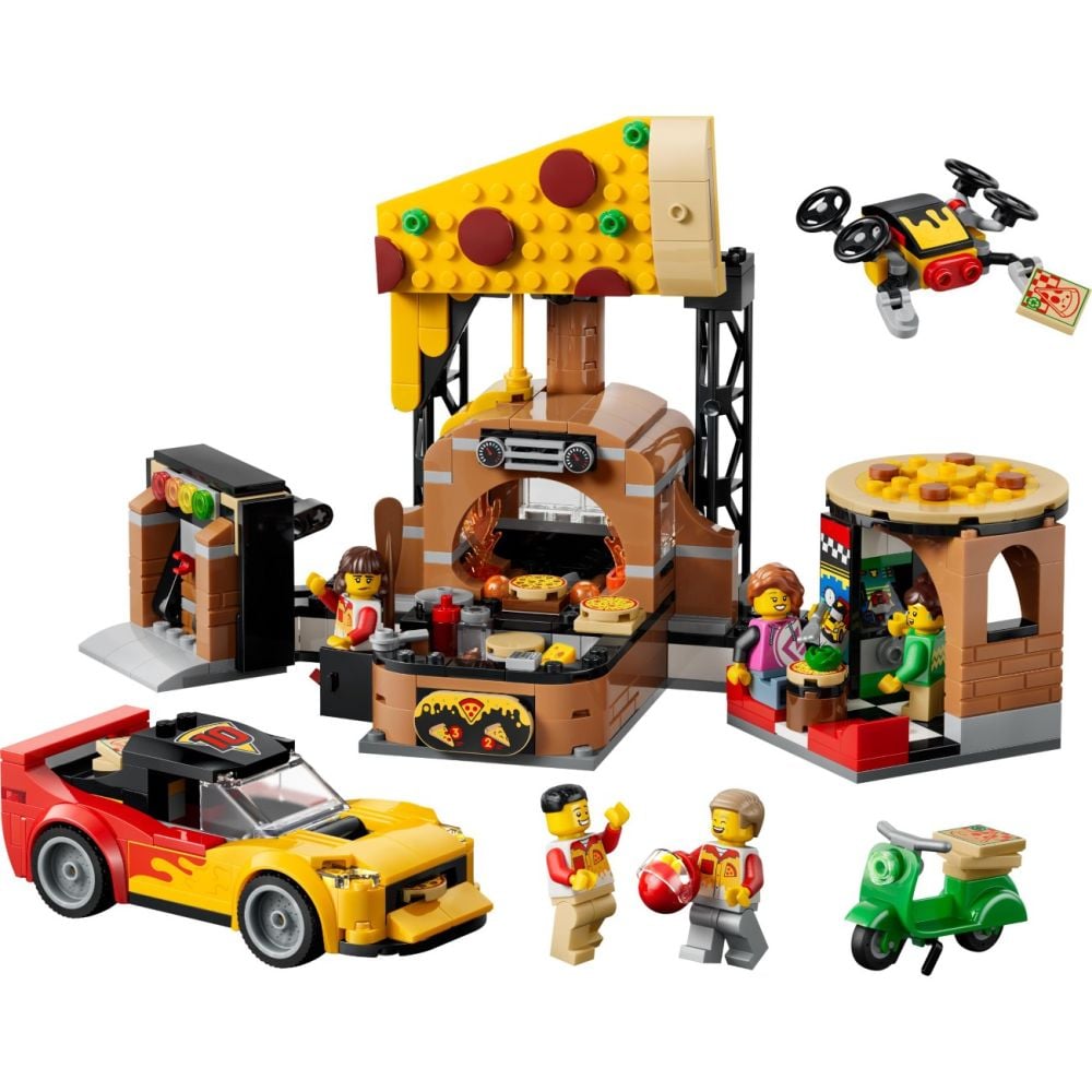 LEGO® City - Доставка на пица с превозни средства (60496)