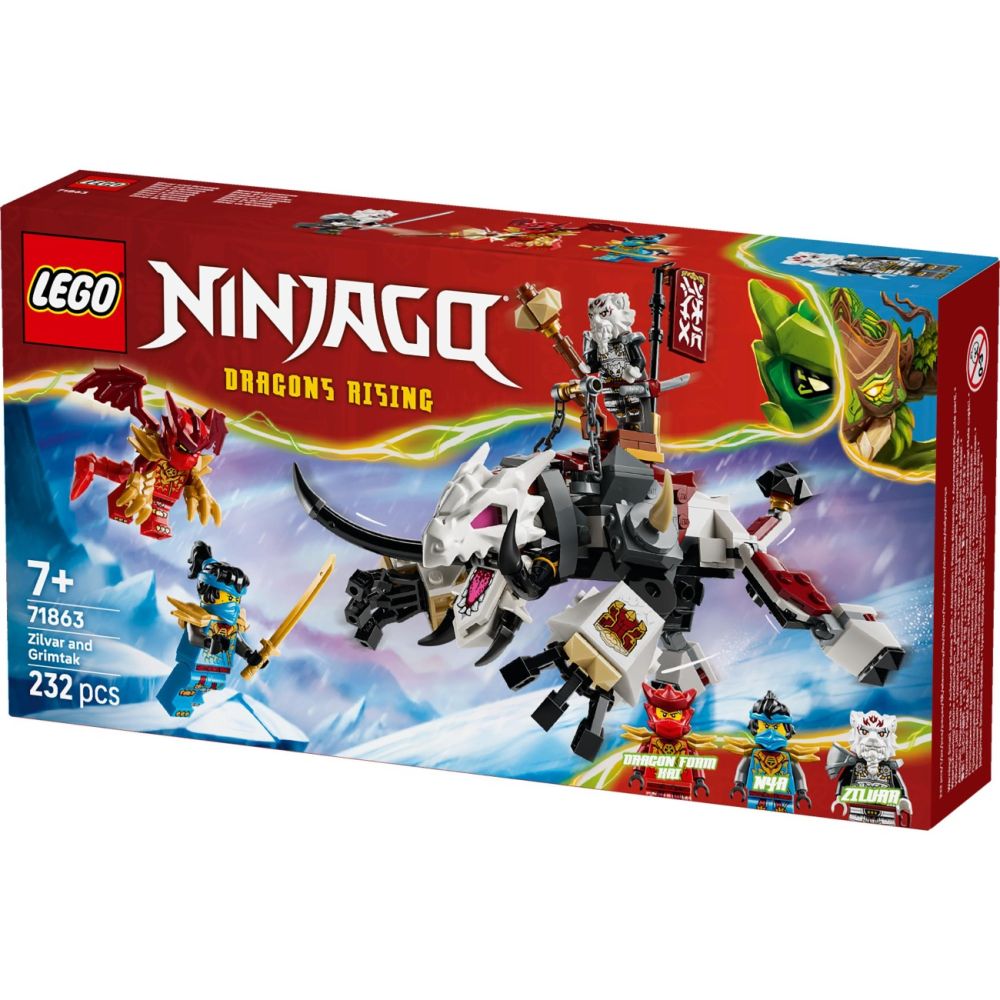 LEGO® Ninjago - Зилвар и Гримтак - чудовището-дракон (71863)