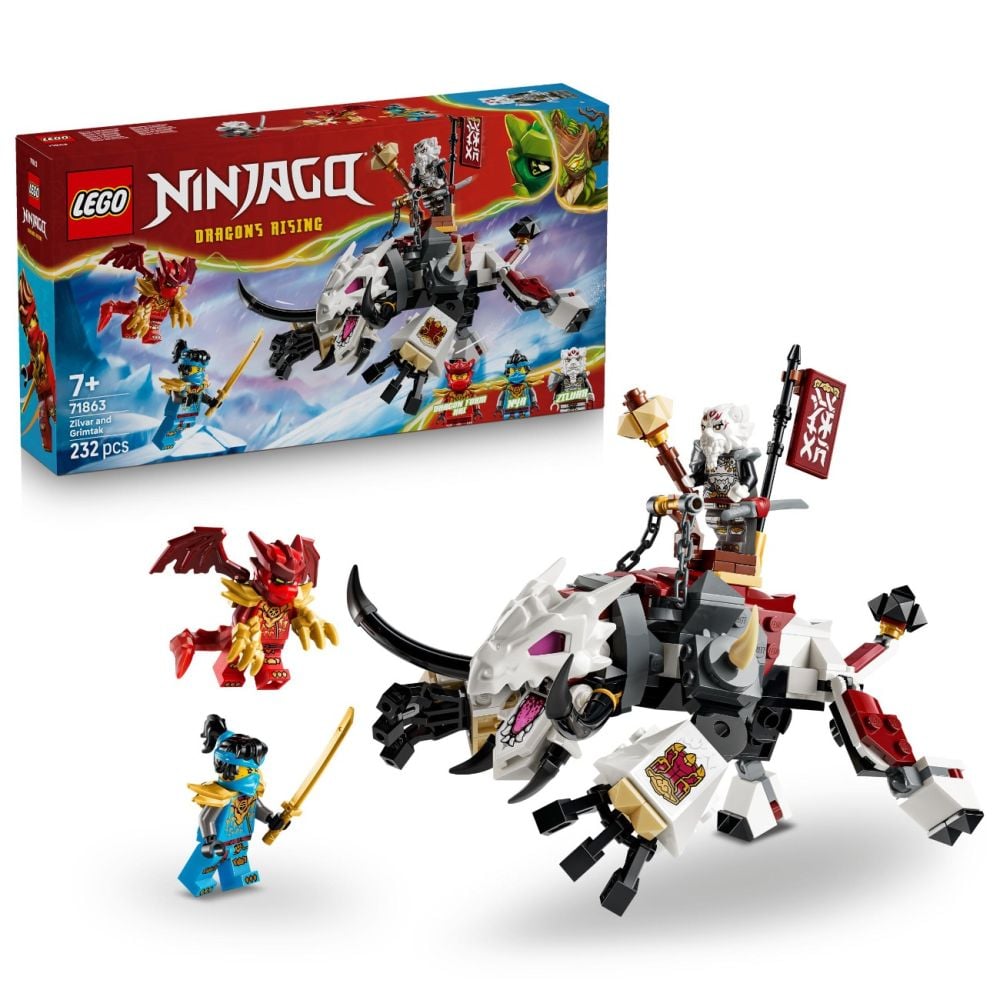 LEGO® Ninjago - Зилвар и Гримтак - чудовището-дракон (71863)