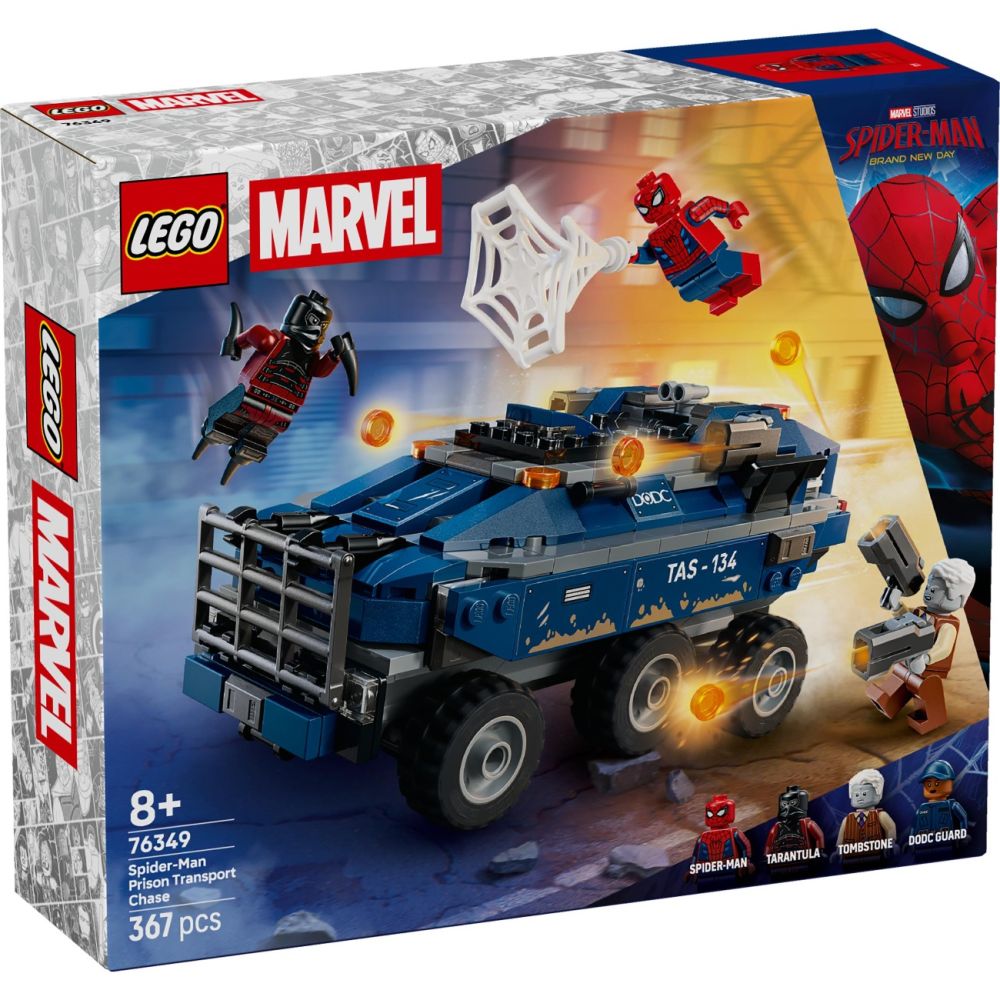 LEGO® Marvel Super Heroes - Преследване на затворнически транспорт със Спайдърмен (76349)