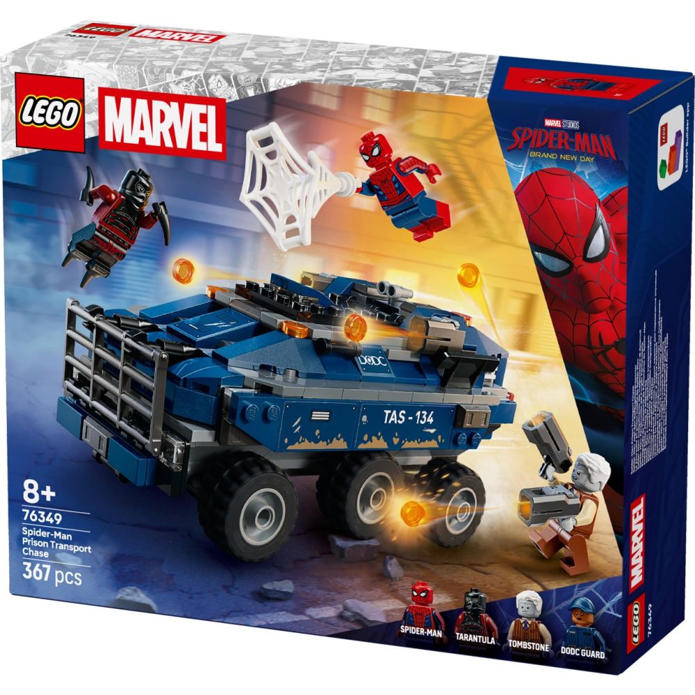 LEGO® Marvel Super Heroes - Преследване на затворнически транспорт със Спайдърмен (76349)