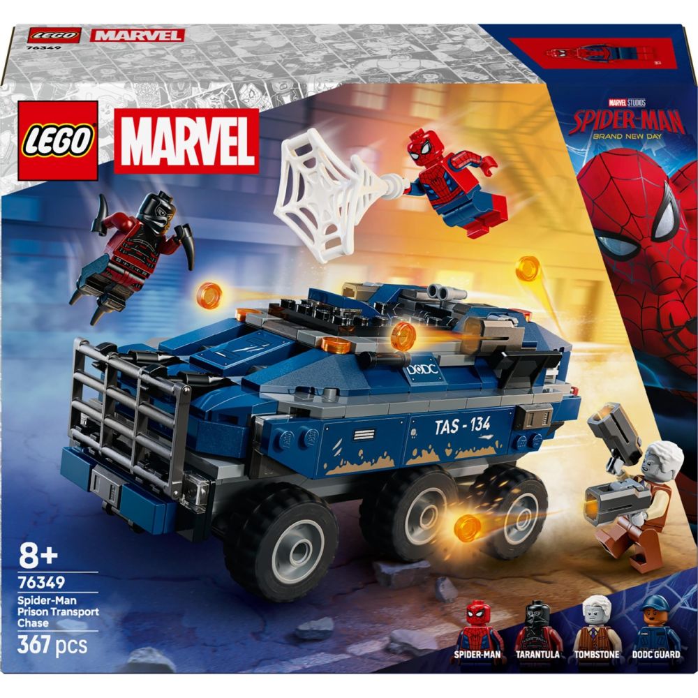 LEGO® Marvel Super Heroes - Преследване на затворнически транспорт със Спайдърмен (76349)
