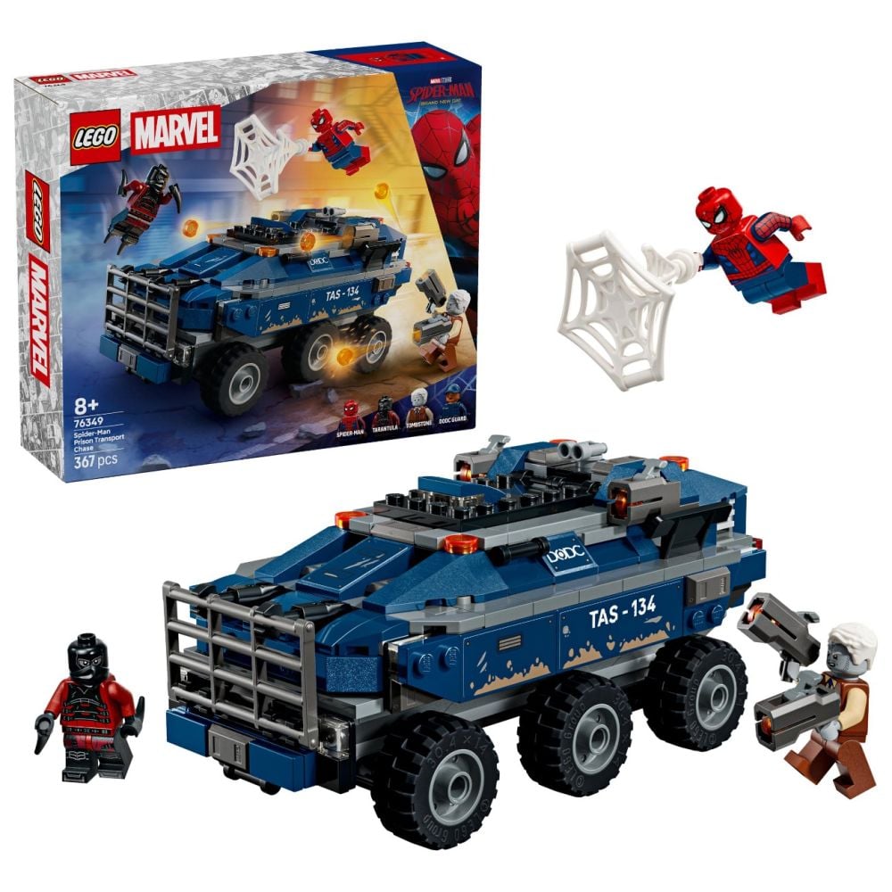 LEGO® Marvel Super Heroes - Преследване на затворнически транспорт със Спайдърмен (76349)