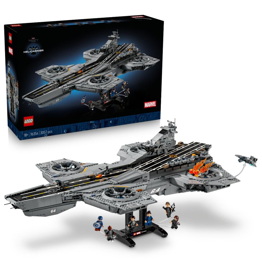 LEGO® Marvel Super Heroes - Въздушният транспортьор на ЩИТ (76354)