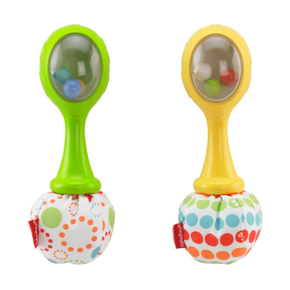 Комплект от 2 дрънкалки, Fisher-Price, Maracas, BLT33