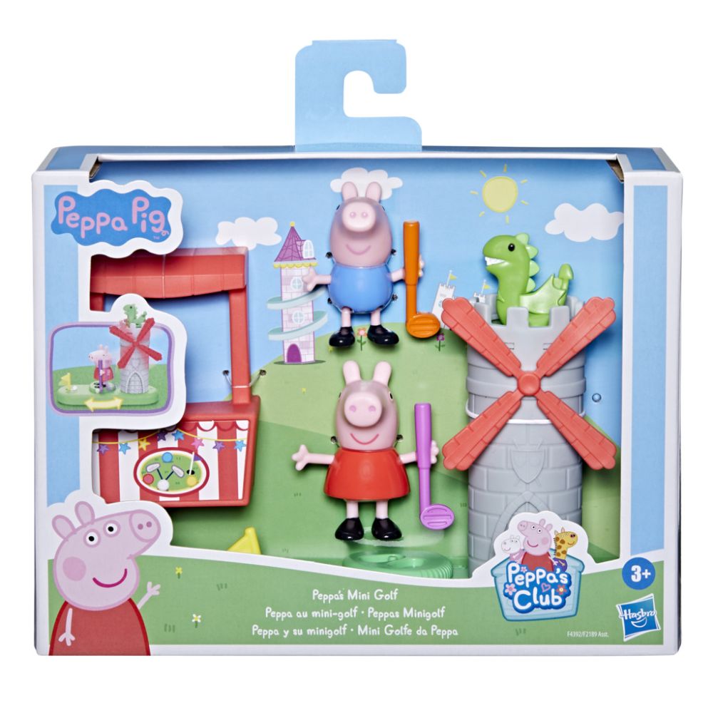 Комплект за игра с 2 фигурки и аксесоари, Peppa Pig, Mini Golf, F4392
