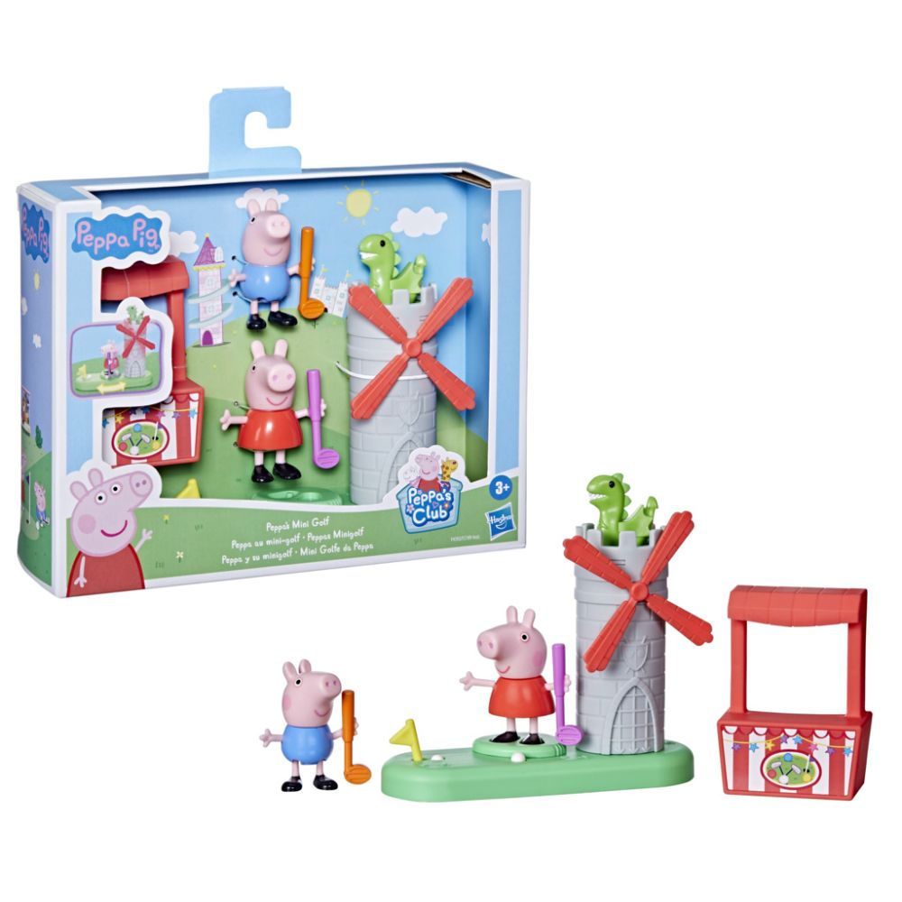 Комплект за игра с 2 фигурки и аксесоари, Peppa Pig, Mini Golf, F4392