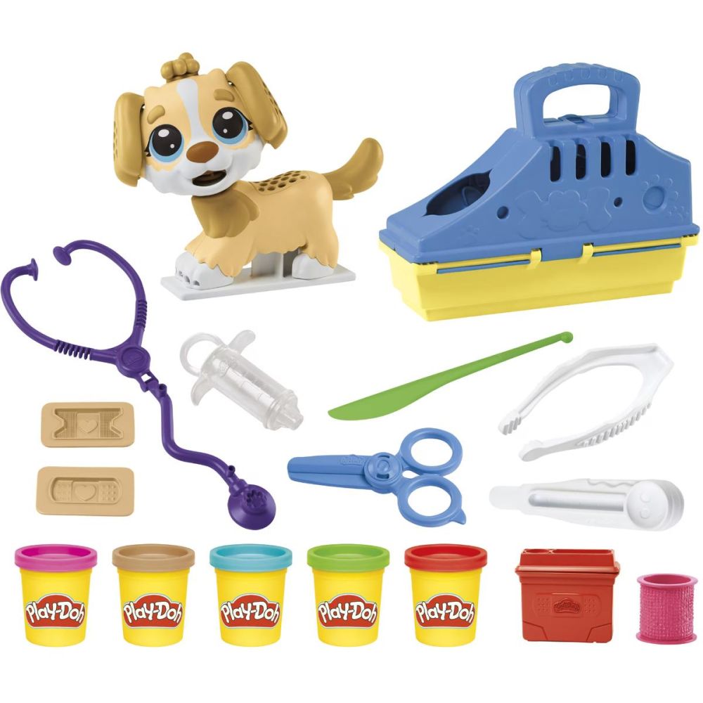 Комплект за игра, Play-Doh, При ветеринаря, F3639