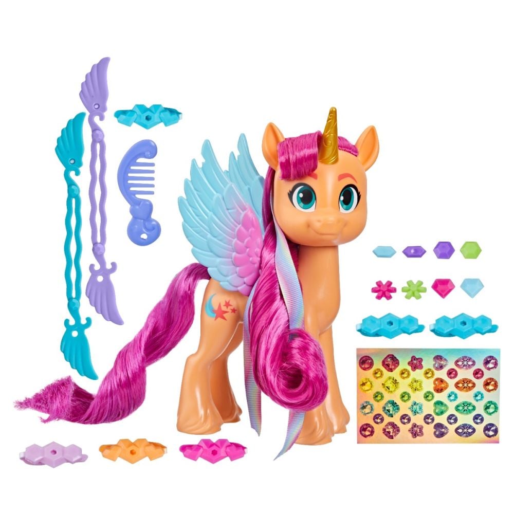 Фигурка My Little Pony с аксесоари за коса, Sunny