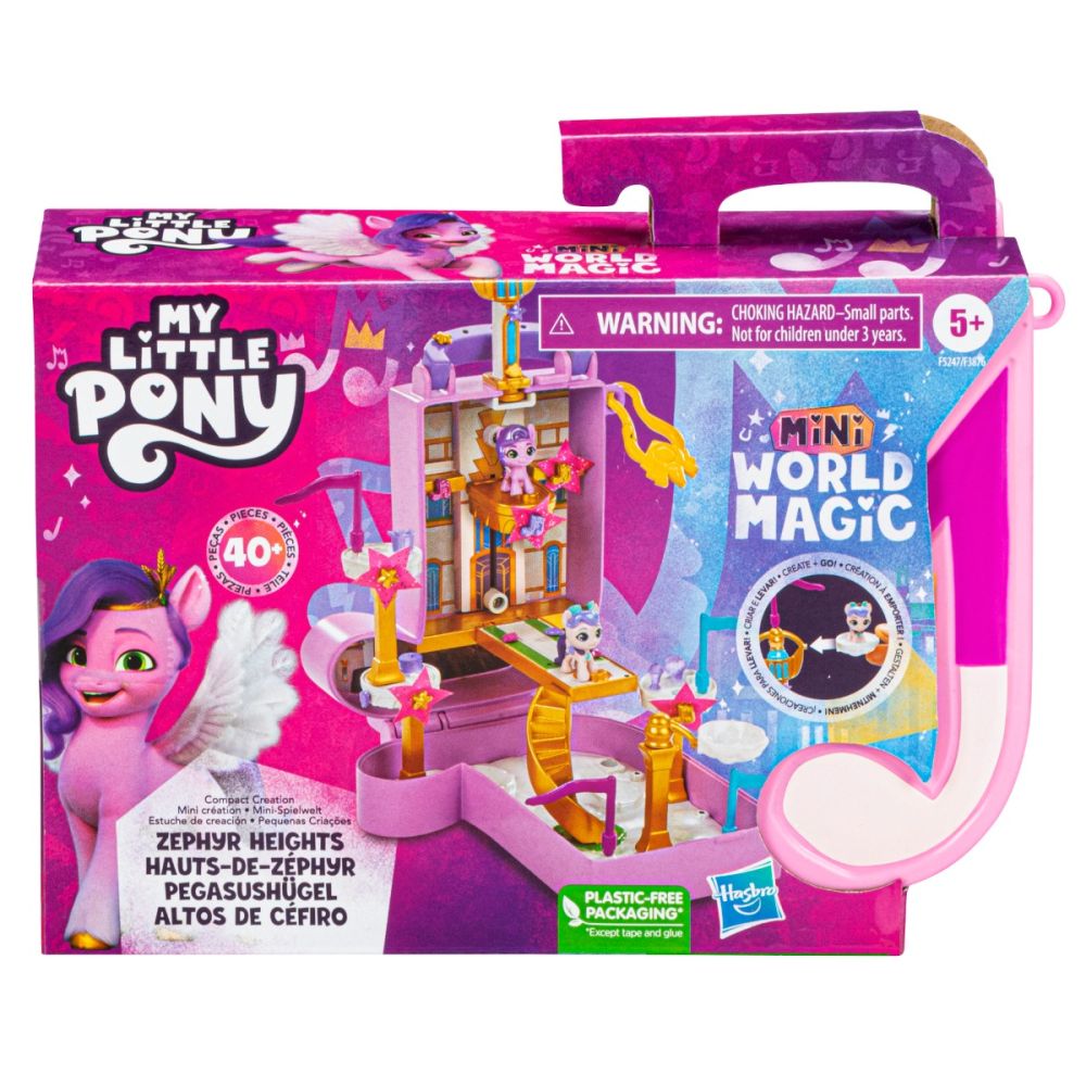 Комплект за игра с фигурка, My Little Pony, Mini World Magic, Zephyr Heights, F5247