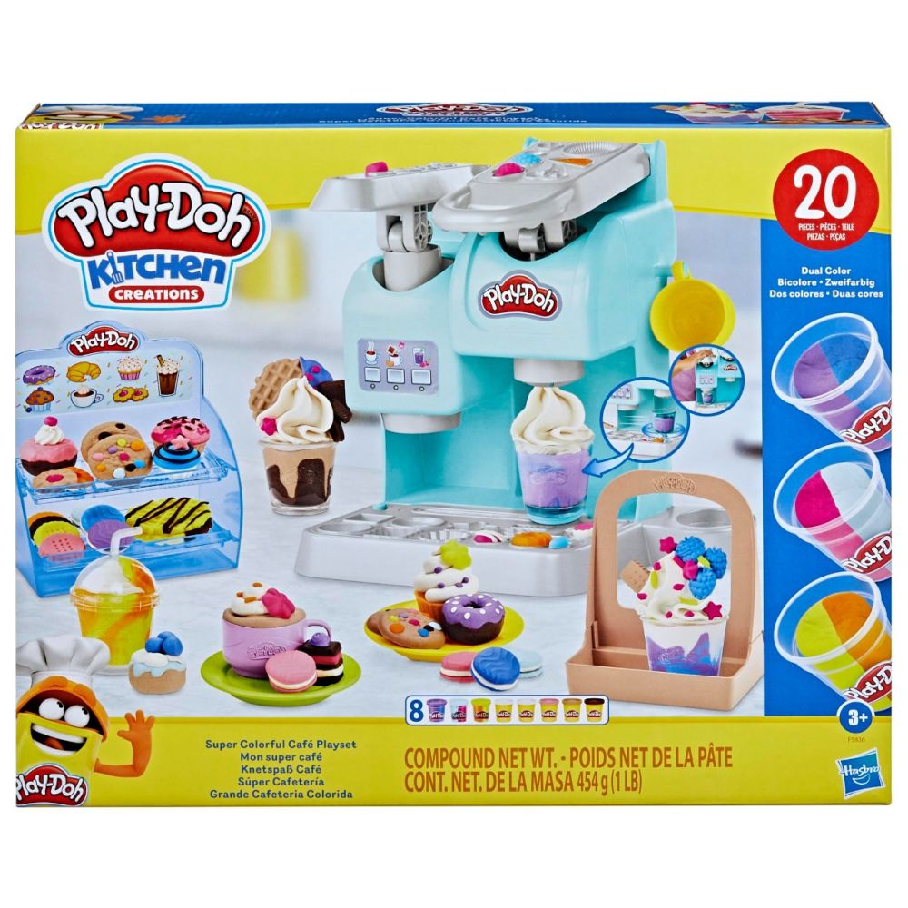 Комплект за игра, Play-Doh, Супер цветното кафе, F9141