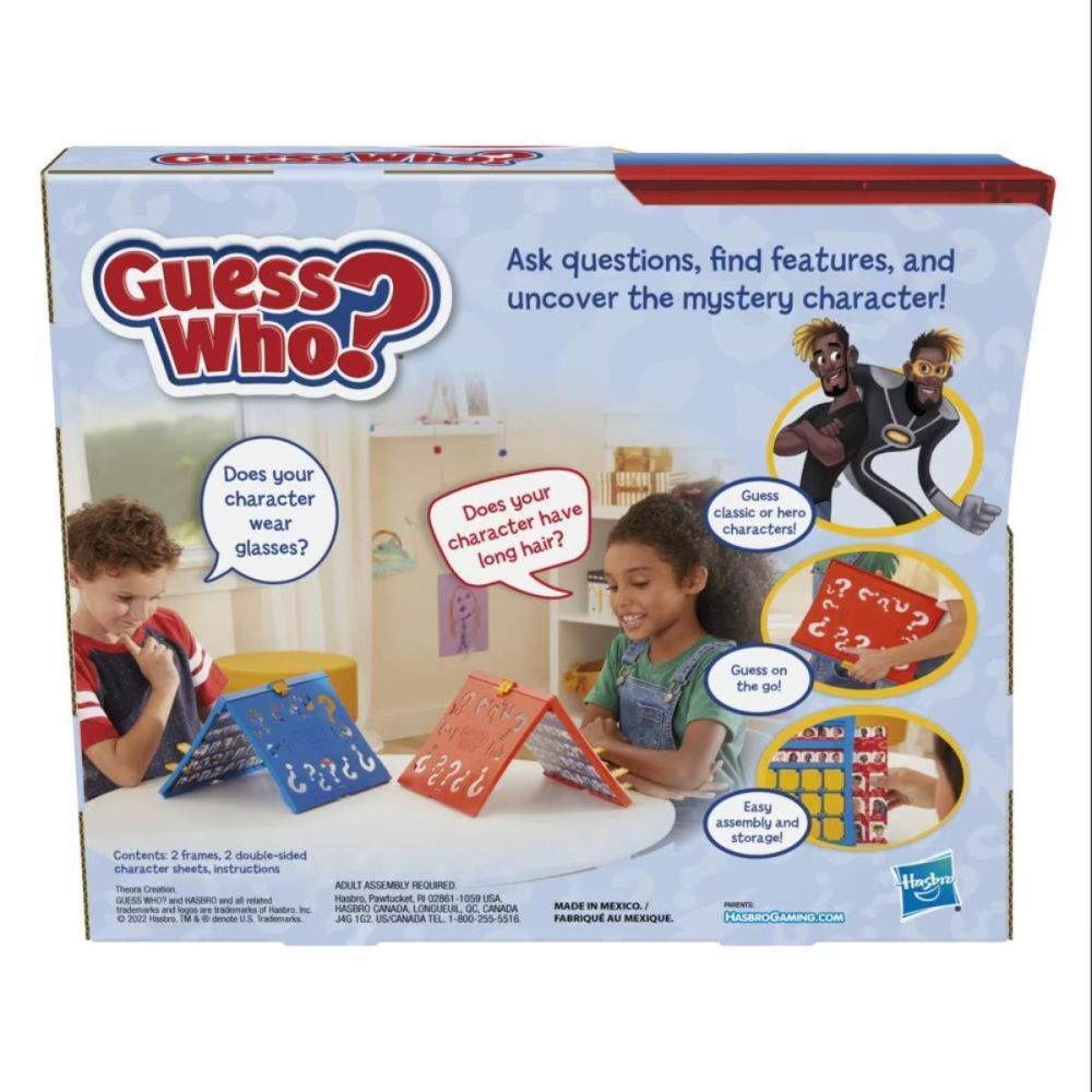 Настолна игра, Hasbro Games, Guess Who, Английски Език, F6105