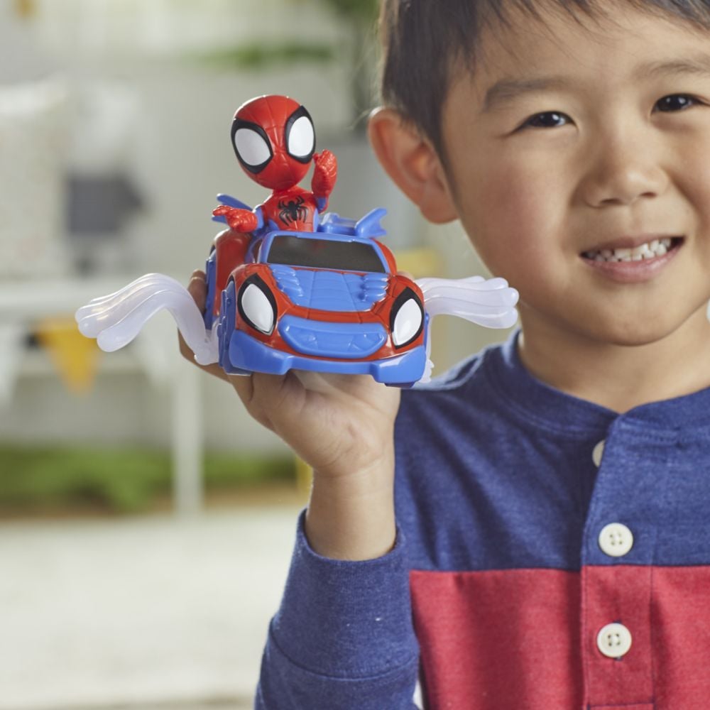Фигурка с превозно средство, Spidey and His Amazing Friends, Spidey, F74545