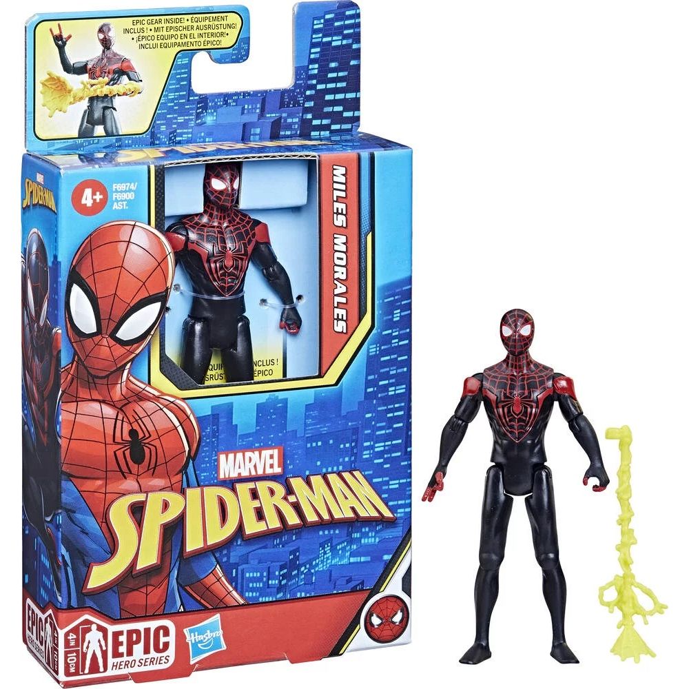 Фигурка Marvel Spider-Man, Epic Hero, Miles Morales, 10 см