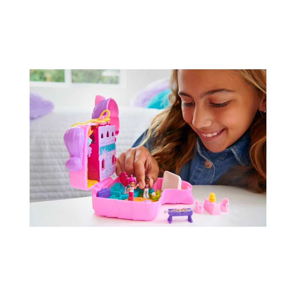 Комплект за игра с 2 кукли и 13 аксесоара, Polly Pocket, Pinata Party, HKV32