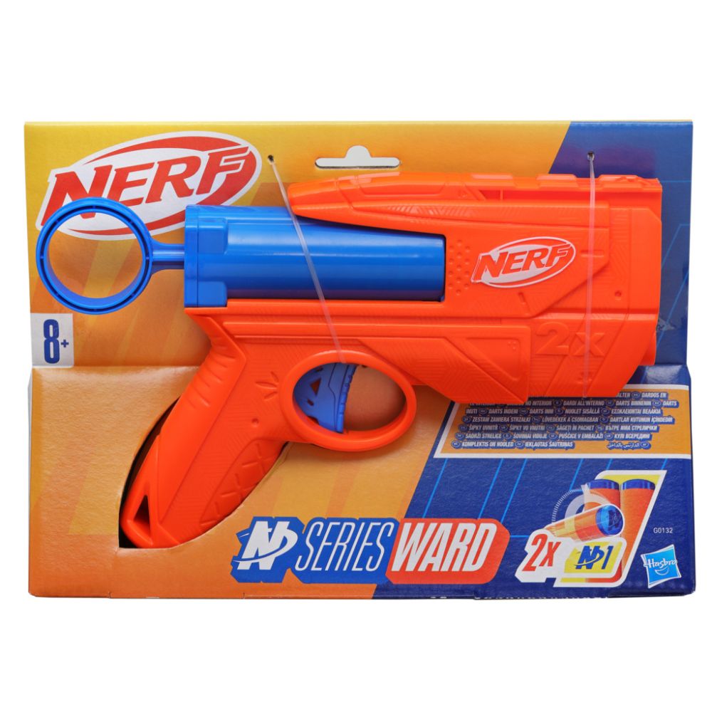 Бластер с 2 дунапренени стрелички, Nerf, Seria Ward, G0132