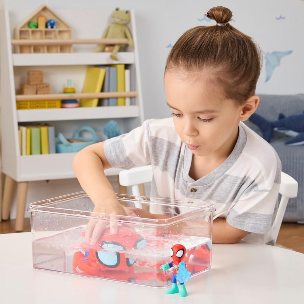 Фигурка с превозно средство, Spidey and his Amazing Friends, Water-Webs Spider Crab, G1464