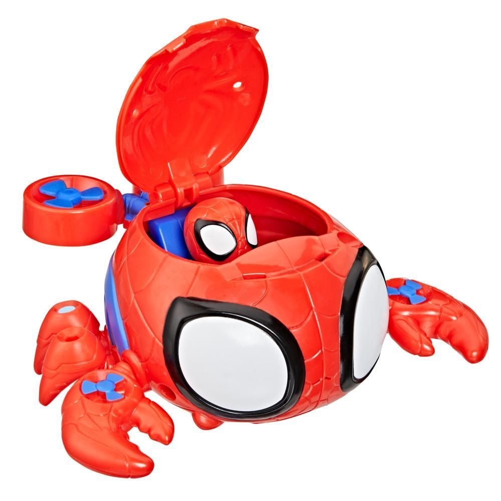 Фигурка с превозно средство, Spidey and his Amazing Friends, Water-Webs Spider Crab, G1464