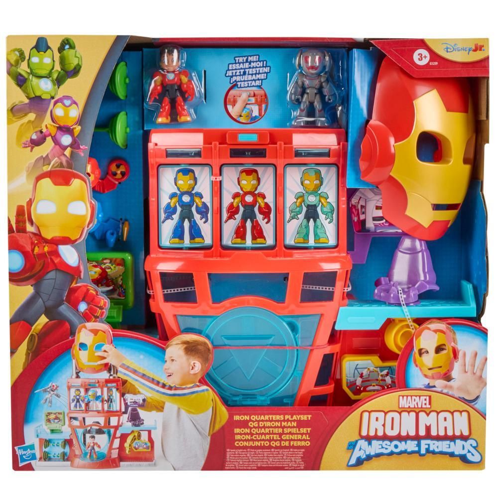 Комплект за игра, Marvel, Iron Man And His Awesome Friends, Iron Quarters, G1259