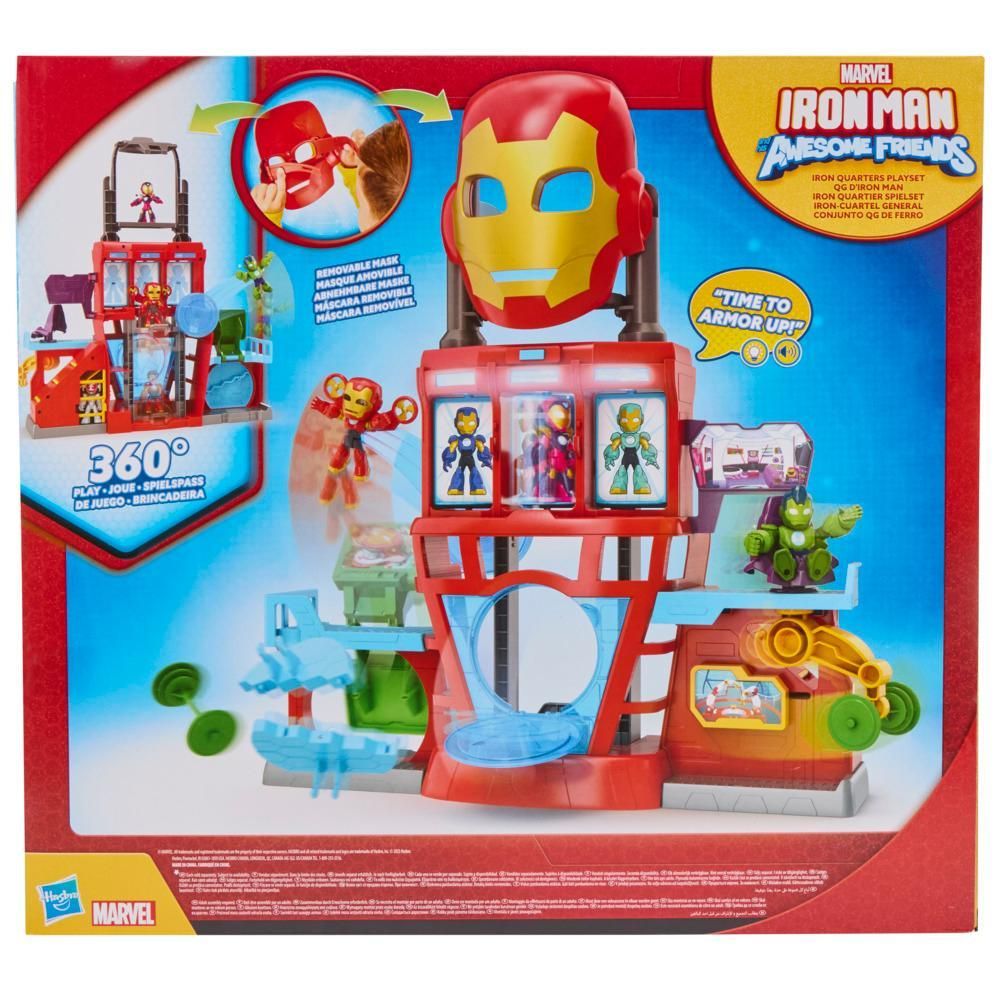 Комплект за игра, Marvel, Iron Man And His Awesome Friends, Iron Quarters, G1259
