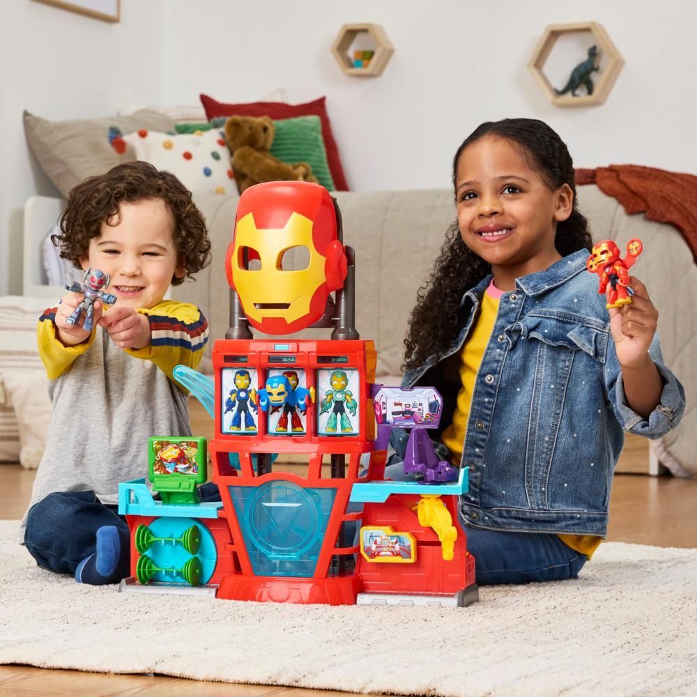 Комплект за игра, Marvel, Iron Man And His Awesome Friends, Iron Quarters, G1259