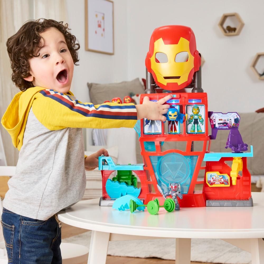 Комплект за игра, Marvel, Iron Man And His Awesome Friends, Iron Quarters, G1259