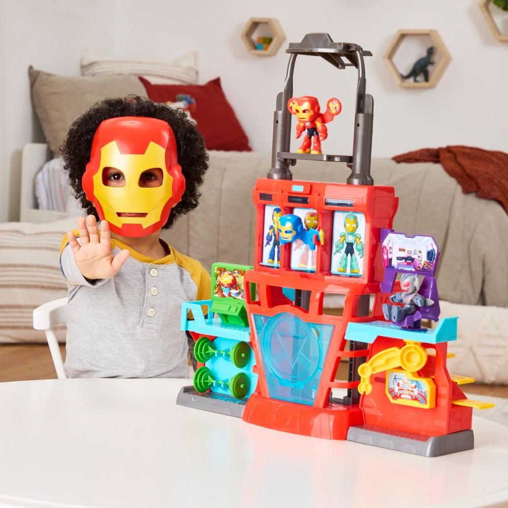 Комплект за игра, Marvel, Iron Man And His Awesome Friends, Iron Quarters, G1259