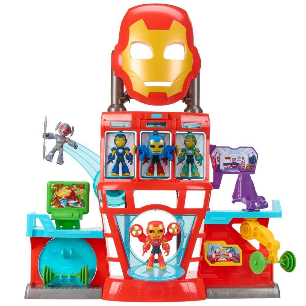 Комплект за игра, Marvel, Iron Man And His Awesome Friends, Iron Quarters, G1259