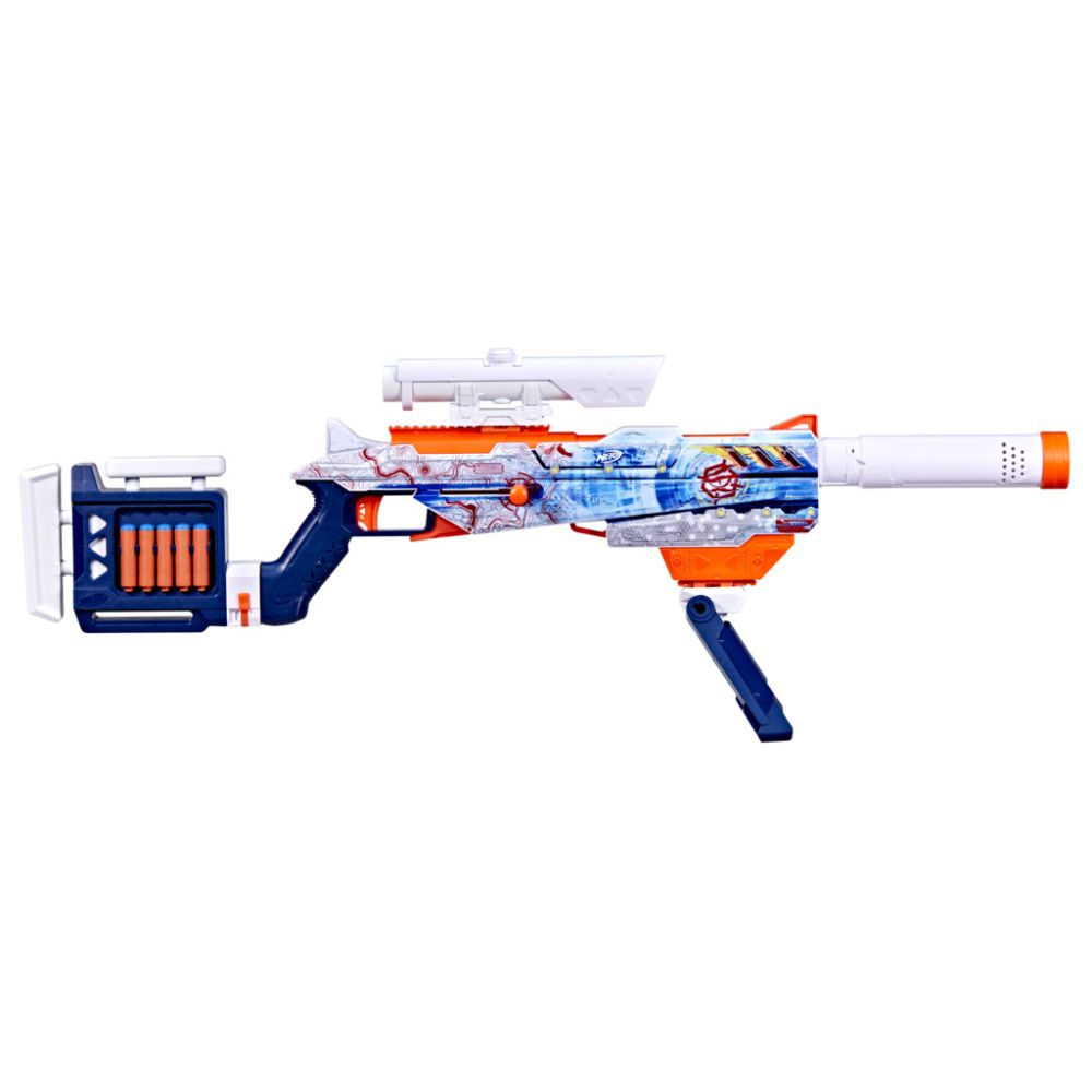 Бластер с 24 дунапренени стрелички, Nerf Loadout, Artctic Zerostricker, G1763