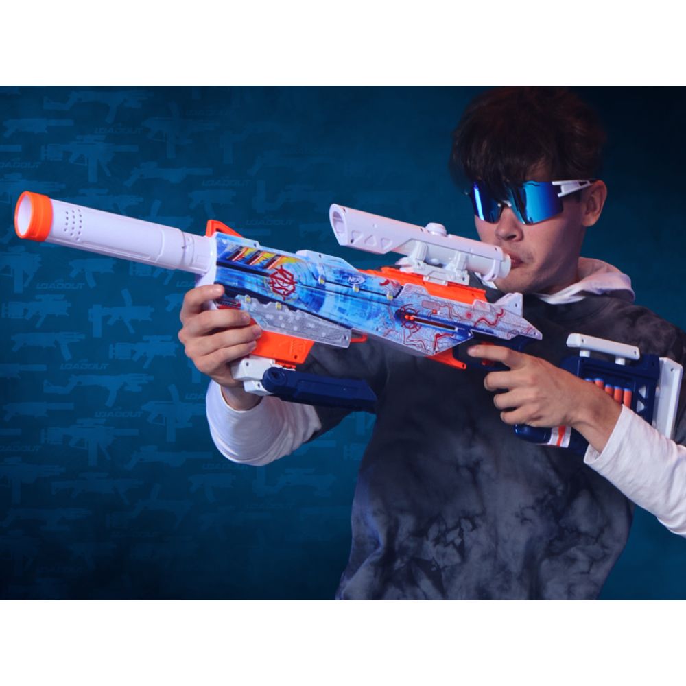 Бластер с 24 дунапренени стрелички, Nerf Loadout, Artctic Zerostricker, G1763