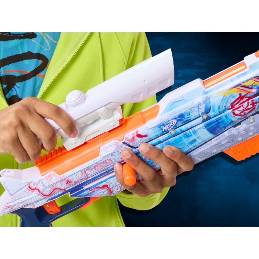 Бластер с 24 дунапренени стрелички, Nerf Loadout, Artctic Zerostricker, G1763