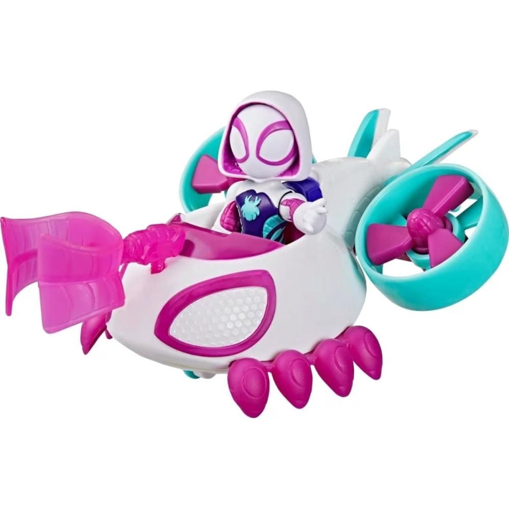 Фигурка с превозно средство, Spidey and his Amazing Friends, Ghost Spider, Copter, G2459