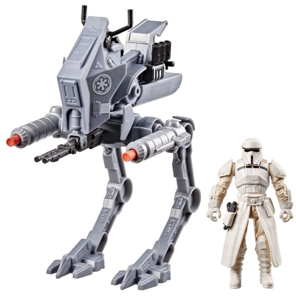 Фигурка с превозно средство, Star Wars, ActionVerse AT-RT и Imperial Driver, G2840