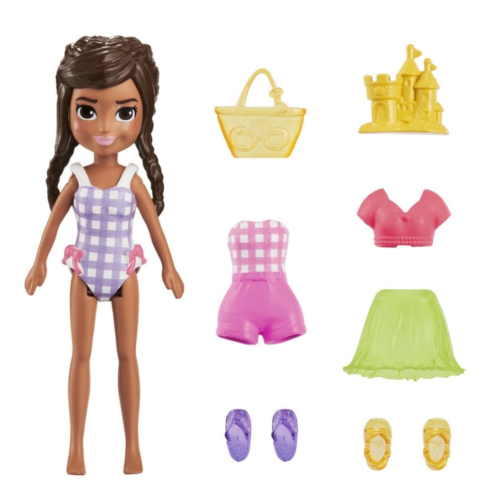 Мини кукла с дрехи за преобличане Polly Pocket, HKV86