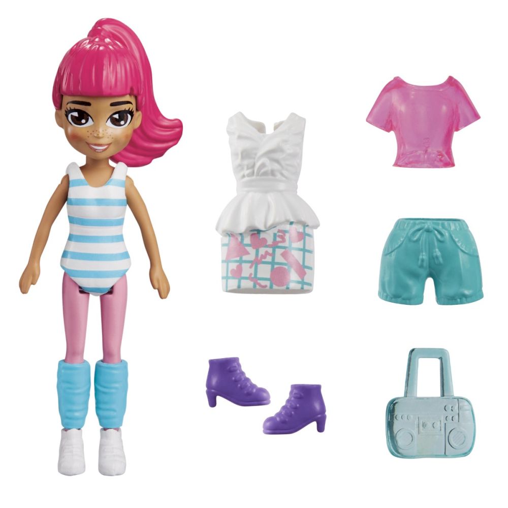 Мини кукла с дрехи за преобличане Polly Pocket, HKV87