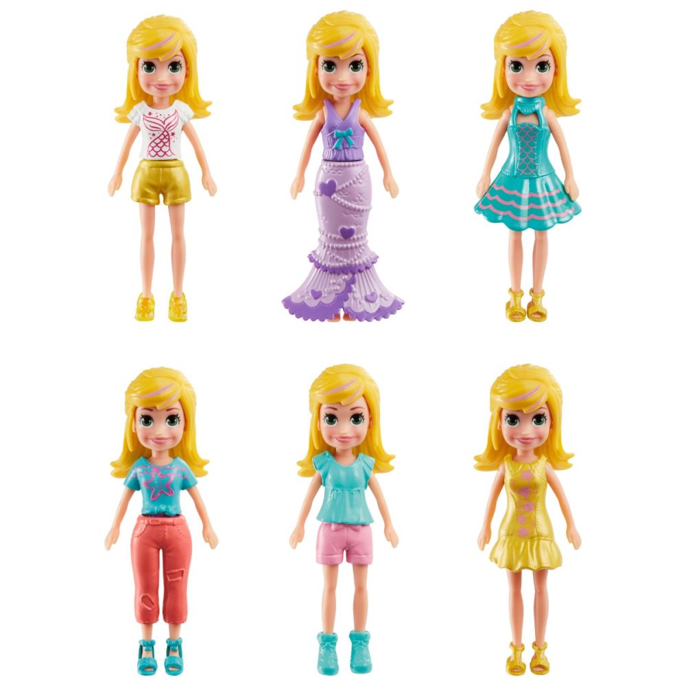 Комплект 2 кукли с дрехи и аксесоари, Polly Pocket, HKV96