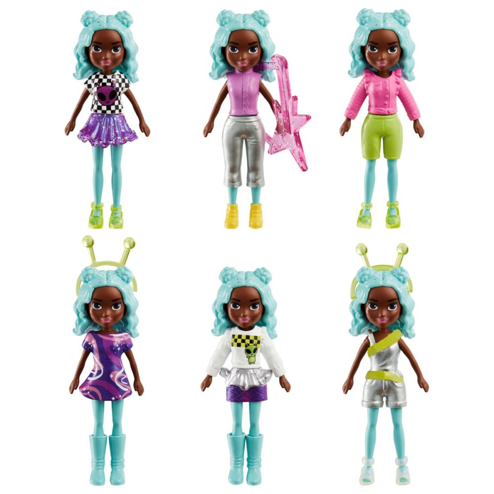 Комплект 2 кукли с дрехи и аксесоари, Polly Pocket, HKV97