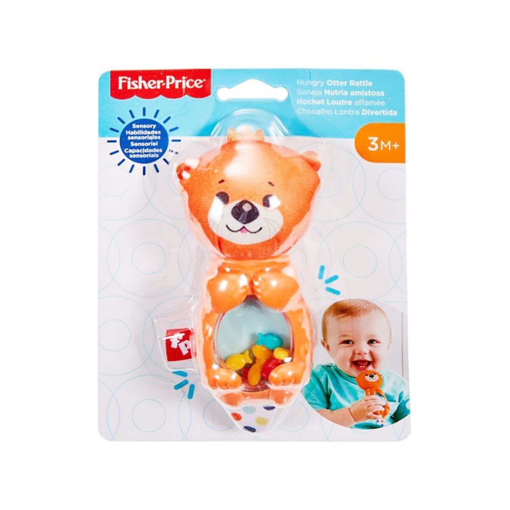 Играчка дрънкалка Fisher Price, Видра, FXC21