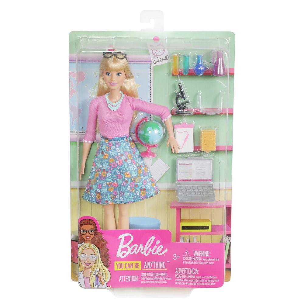 Комплект кукла с аксесоари, Barbie, Учителка, GJC23