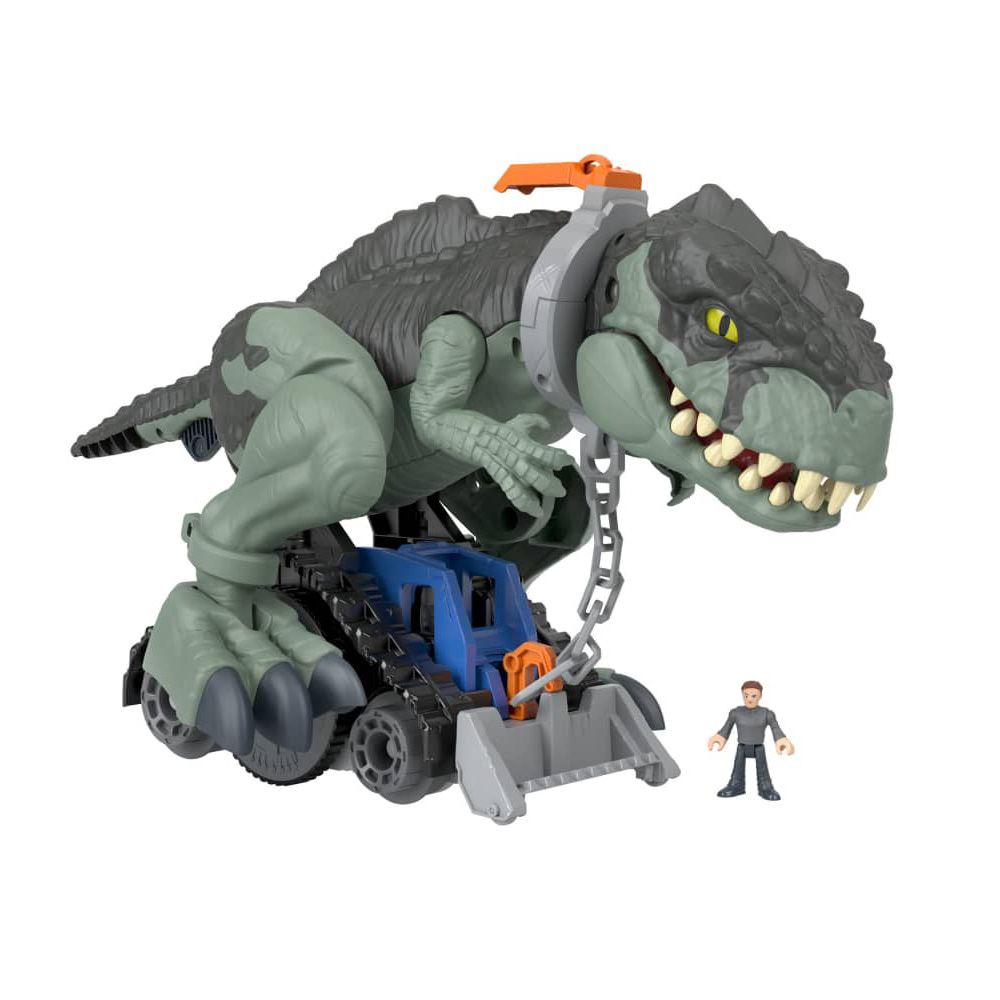 Комплект динозавър с фигура, Imaginext Jurassic World, Mega Stomp и Rumble Giga Dino, GWT22