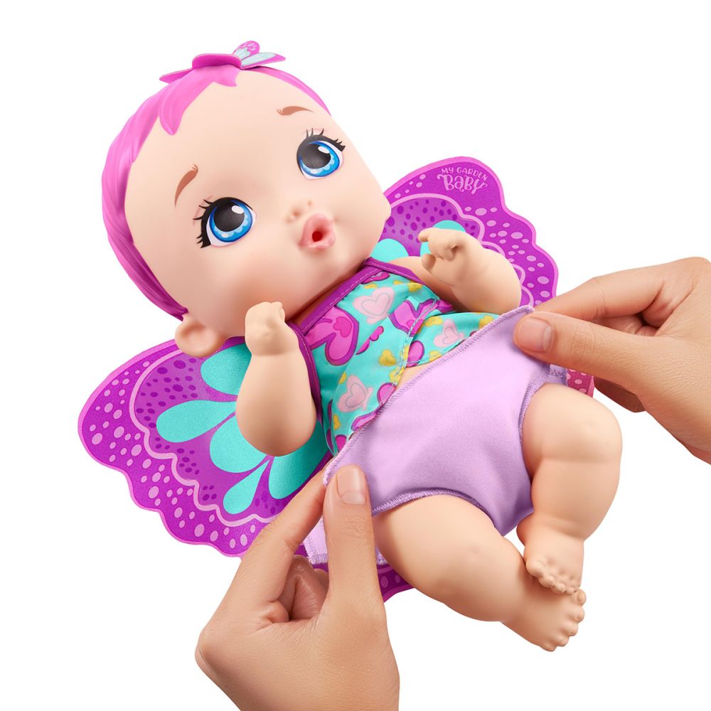 Кукла бебе, My Garden Baby, Feed and Change, GYP10, 30 см, Розов