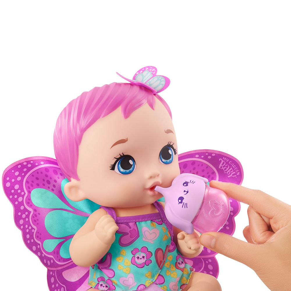 Кукла бебе, My Garden Baby, Feed and Change, GYP10, 30 см, Розов