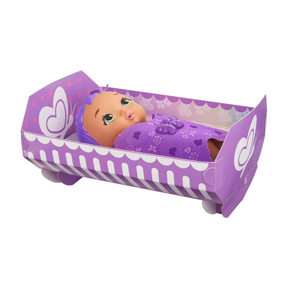 Кукла бебе, My Garden Baby, Feed and Change, GYP11, 30 см, Лилав